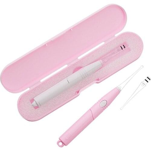 Baby Ear Cleaner Ear Wax Removal Tool Flashlight Earpick Ear Cleaning Earwax Remover Luminous Ear Curette Light Spoon Ear Care
