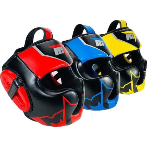 Kids Adults MMA Taekwondo Sparring Muay Thai Boxing Helmet Sanda Fight Martial Arts Wushu Headgear Training Equipment DDE