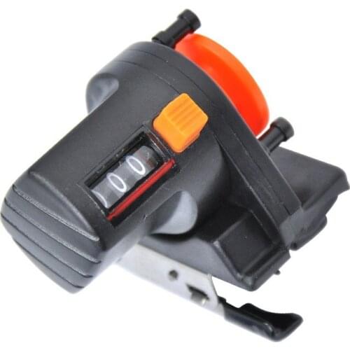 Fishing Line Depth Finder Counter Fishing Tool Tackle Digital Display Length Gauge Counter Accurate Manual Meter Gears