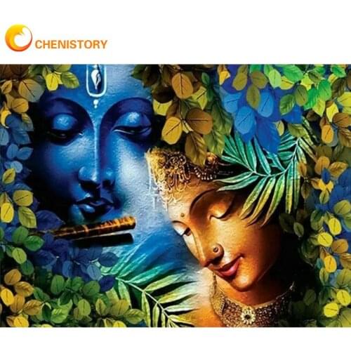 CHENISTORY Diamond Painting Full Round Square Figure Of The Buddha Pictures Of Rhinestones Embroidery Religion Mosaic Handmade G