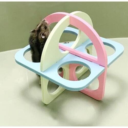 Hamster Ladder Fitness Circle Seesaw Small Nest House Small Pet Activity Climbing Toy Hamster Toy Supplies