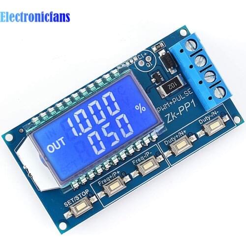 3.3 -30V PWM Pulse Number Frequency Duty Cycle Adjustable Signal Generator Module LCD Display Square Wave Rectangular Wave