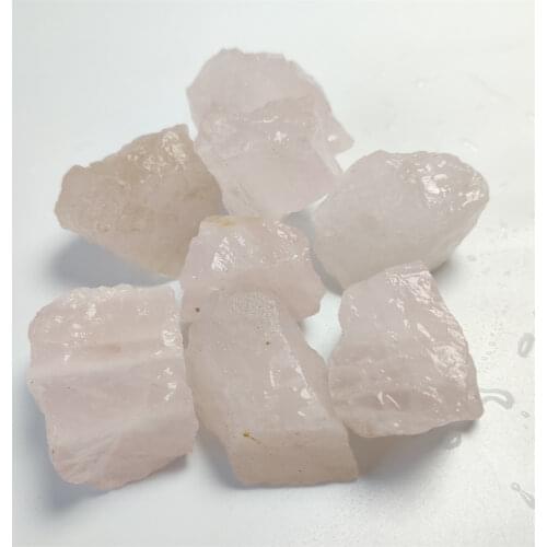 Natural Rock Pink Rose Quartz Crystal Large Particle Healing High Quality Mineral Stone Collection Decor for Home DIY Hot