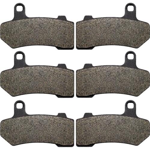 Motorcycle Front + Rear Brake Pads for HARLEY VRSCA VRSCB VRSCDX Night Rod Special (2007-2017) LT409-409-409