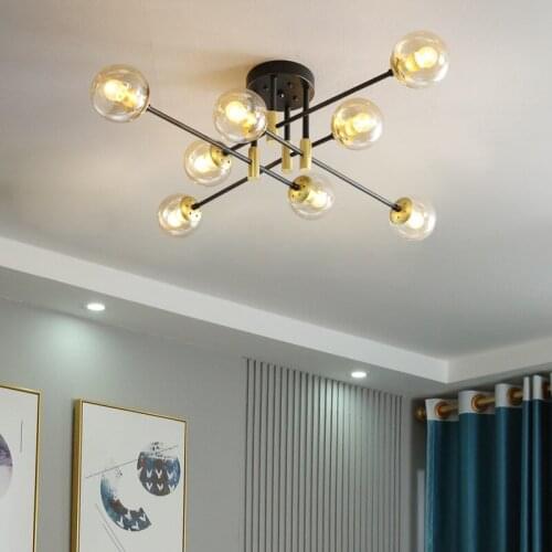 Nordic living room ceiling lamp modern creative light luxury personality home simple dining room warm and romantic bedroom