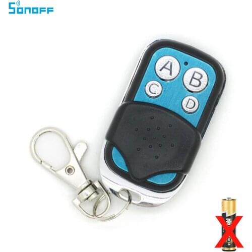 2018 New Style Sonoff 433Mhz 4 Buttons Wireless Touch Remote Controller for Itead RF Switch Free Shipping