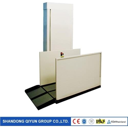 Qiyun CE ISO Good Quality 4m Electric Hydraulic Vertical Lift Platform For The Handicapped