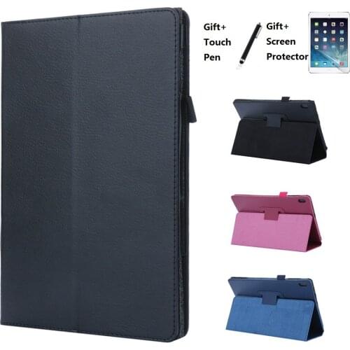 QUWIND 2 Section Foldable Litchi Pattern Protective Cover Case For iPad Pro 11 2018