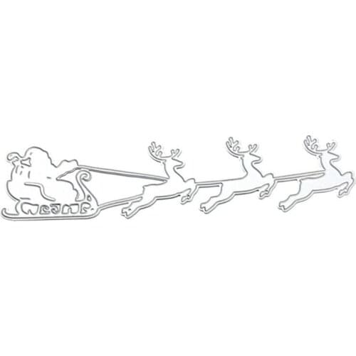 Merry Christmas Metal Cutting Dies Stencils Scrapbooking Embossing DIY Crafts R7RC