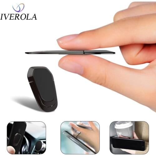 Univerola Ultra-thin metal Stent Accessories Mobile Phone Holder Stand Finger Ring Magnetic For cute Cell Smart Phone holder
