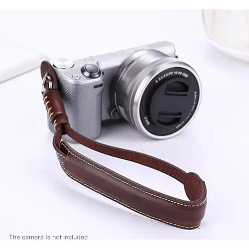 X5-M PU Leather Lanyard Camera Wrist Hand Strap for Sony Fujifilm Nikon Olympus Leica DSLR / Micro Camera