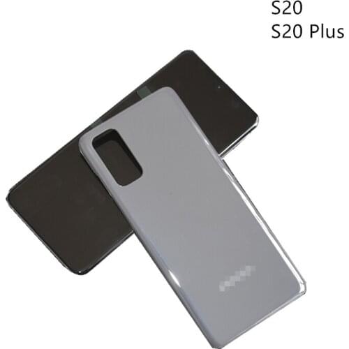 1PCS Back Glass For S20 S20+ S20U SM-G980 G988 G985 Housing Battery Cover Case Rear Door S20 Plus Ultra Replacement Repair