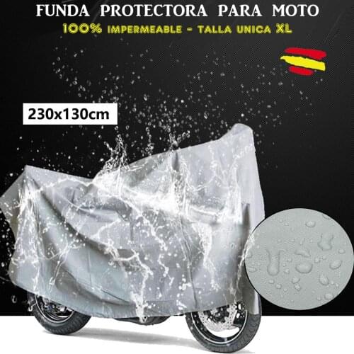 Motorcycle bike protective waterproof bike Scooter protector rain wind snow scratches gray large canvas