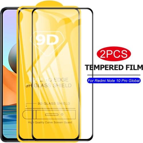 Full Cover Glass For Xiaomi Redmi Note 10 9 8 Pro Max Global 4G 5G 10S 9S 8T 9D Screen Protector For Xiaomi Redmi Note 7 6 5 Pro