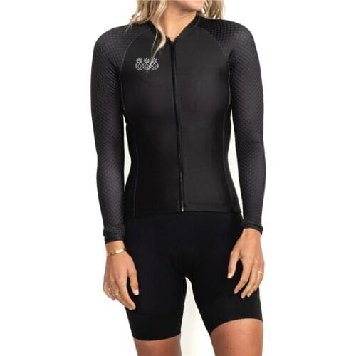 2021 Tres Pinas Womens Summer Long Sleeve Cycling Wear Ropa Ciclismo Top Team Cycling Mountain Bike High Speed Cycling Wear 9D