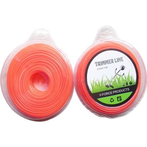 0.095 Inch String Trimmer 1 Pound Round Twist Grass Trimmer Line for String Trimmer Orange