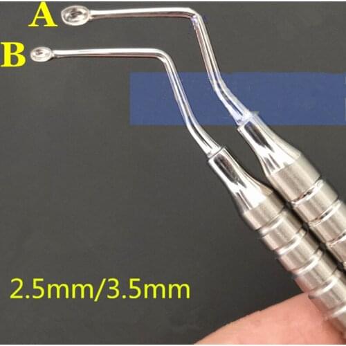 1PC Dental implant instruments Bone powder filler separator with measure spoon dentist tools