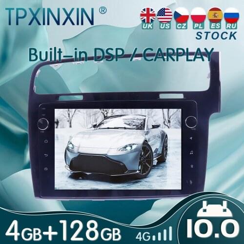 10.0 PX6 For VW Volkswagen Golf RHD 2014 - 2018 Android Car Stereo Radio with Screen Radio Player Car GPS Navigation Head Unit