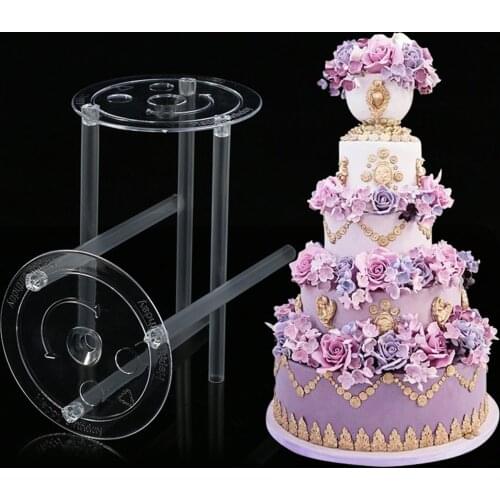5Pcs Multilayer Cake Stand Holder Rack Spacer For Home Kitchen Baking Tool DIY Cake Decorating Tools Kitchen Accessories