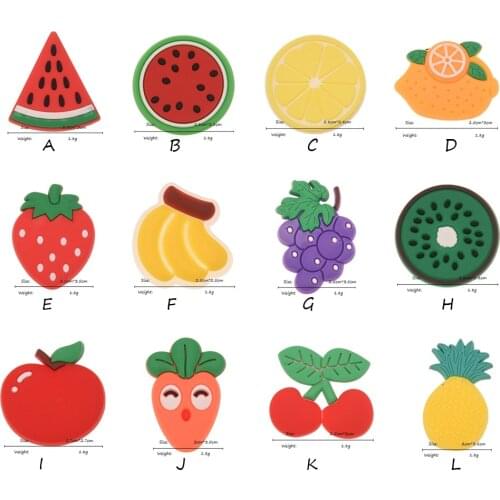 24pcs Strawberry Lemon Fruit Accessories Pineapple Hair Accessories Boutique Accessory No Hair Barrette Hair Bows for Hairband