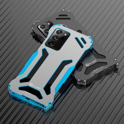 For Samsung Galaxy Note 20 ulrta Case Luxury Aluminum Metal Bumper Frame Armor Protective Shockproof Cover Phone shell