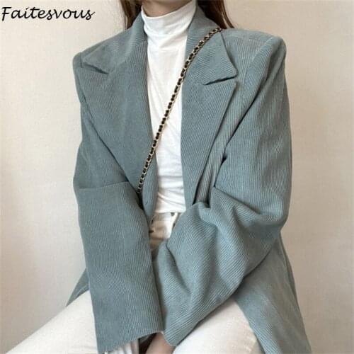 Faitesvous Women's Straight Blazers