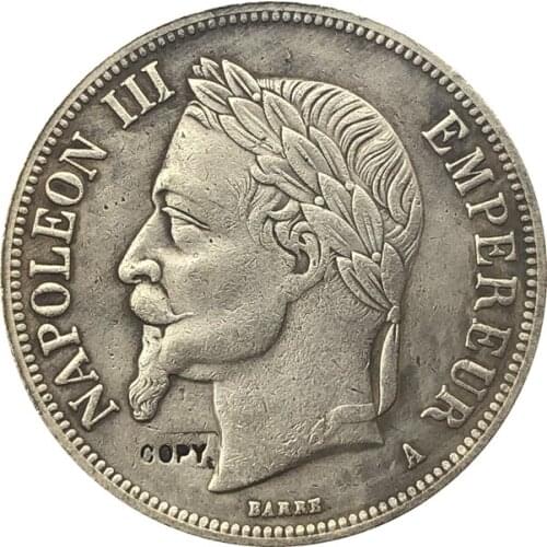 France 5 Francs - Napoleon III 1861 coins copy