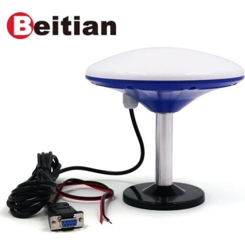 BEITIAN GPS receiver, RS-232, 9600bps, 1Hz, 5.0V, 3.0m, DB-9 Female+Power Cable connector, magnetic mounting, BS-7953DN