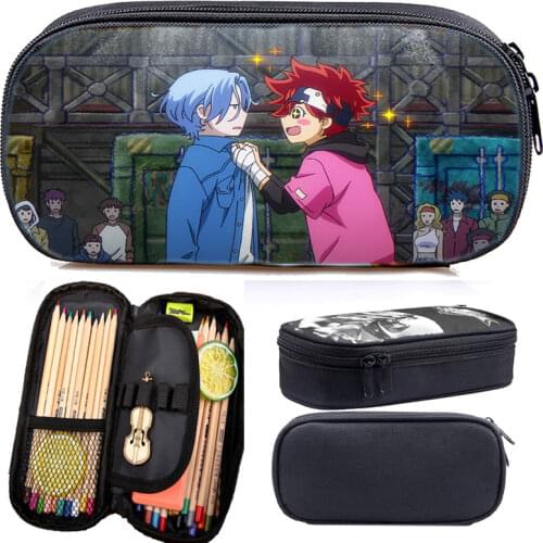 SK8 The Infinity Cosmetic Case Kids Cartoon Anime Pencil Case Multifunction Sotrage Bags Children Pencil Holder School Supplies
