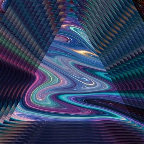 Laeacco Fantasy 3D Pattern Triangle Stripes Party Stage Baby Child Portrait Photographic Background Photo Backdrop Photo Studio