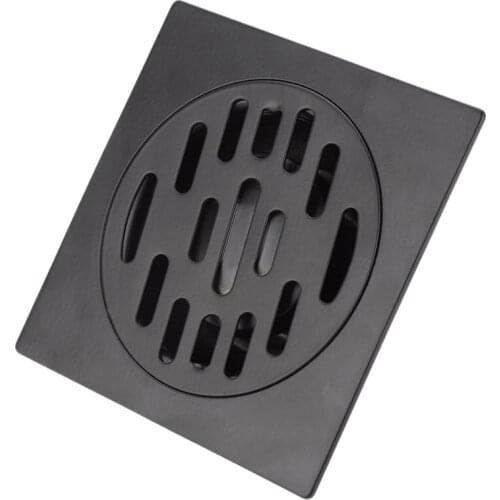 Hot Stainless Steel Floor Drain Heavy Duty Floor Drain Cover Home Bathroom Shower Waste Drainer Thickened Waste Floor Drain Blac