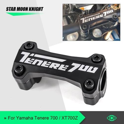 Motorcycle Accessories CNC Handle Bar Handlebar Riser Top Clamps Cover For Yamaha Tenere 700 TENERE700 XTZ XT700Z T700 T7 2019