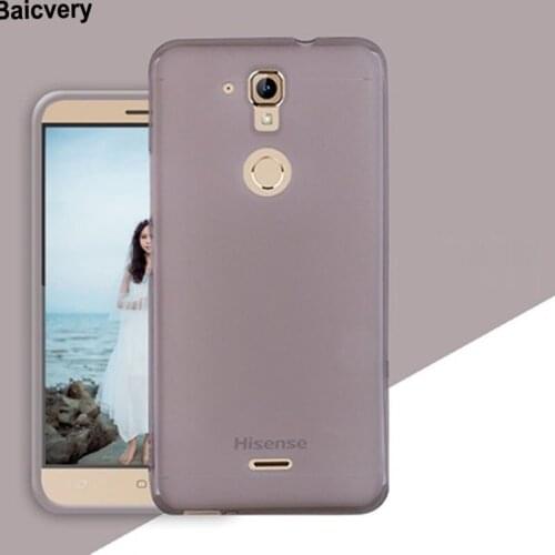 Soft Silicon Back Protective For Hisense F23 F23M 5.5" New Fashion Rubber Colorful Cover