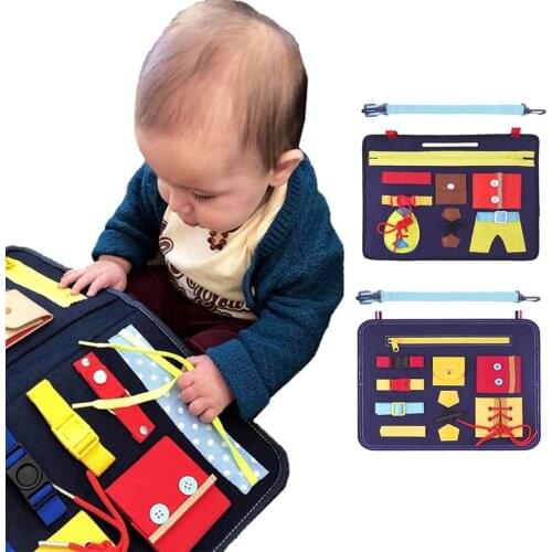 Kids Dressing Learning Board Toys Baby Early Education Montessori Toys for Children Educational Kindergarten Teaching Aids Toys