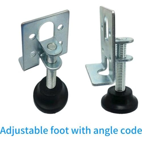 Foot pad adjustable with Angle Code Thickening Adjustment Foot iron furniture closet waterproof moisture-proof load-bearing high