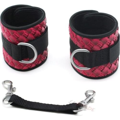 Smspade 28.5*7cm Sex Adjustable Restraints Unisex Footcuffs, Fetish Bondage Ankle cuffs, Adult Products Available For Wholesale