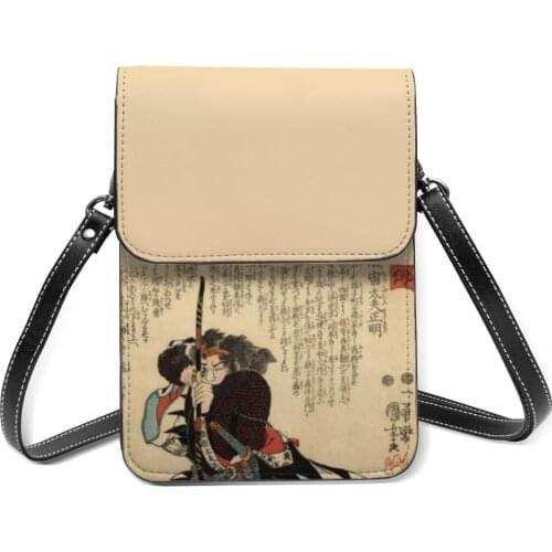 Samurai Champloo Shoulder Bag Gifts Funny Mobile Phone Bag Leather School Woman Bags