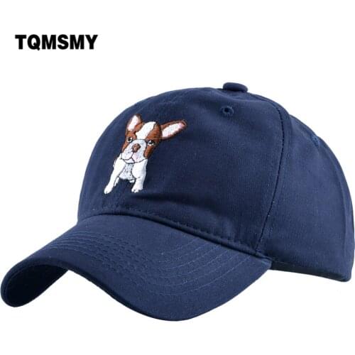 TQMSMY summer Caps High quality cute little dog embroidery caps men & women baseball hat Gorras teens baseball caps TMDH01