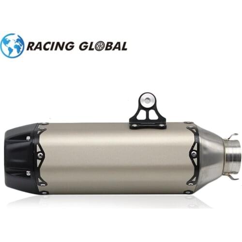 ALCON-Universal Modified AK Exhaust Pipe Exhaust Muffler Fit For Most Motorcycle ATV Pit Bike Moto Scooter