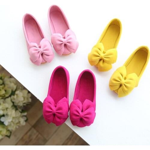 1 3 5 6 8 10 12 Years Yellow Kids Baby Toddler Little Girls Children Suede Leather Dress Princess Shoes For Girls Slip On Shoes