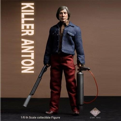 STAR TOYS STT003 1/6 KILLER ANTON Javier Bardem Figure Model 12'' Male Soldier Action Body Full Set Toys