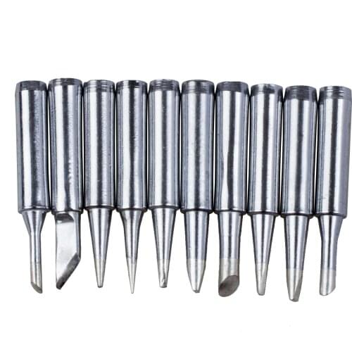 10 Solder Soldering Iron Tip for Hakko Station 900M 933 For Hakko Soldering 10 different sizes