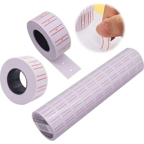 10 Rolls Stationery Label Sticker 22*12mm Shops Home Students Schools Offices Product Price Tag Code Paper