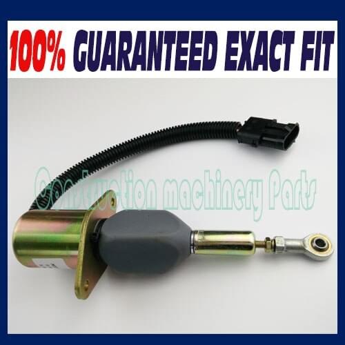 12V FITS FOR HYUNDAI R300 KOMATSU PC360-7 FOR CUMMINS 6BT 6CT SHUT DOWN SOLENOID 3930233