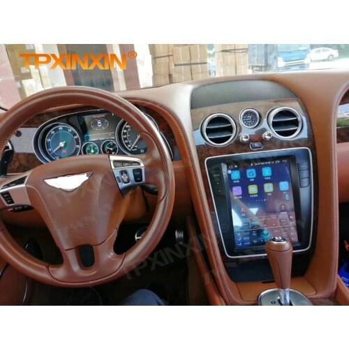 128G Android 11 Tesla Screen Multimedia Stereo For Bentley Continental 2012 2013 2014 2015 2016 2017-2019 GPS Receiver Head Unit
