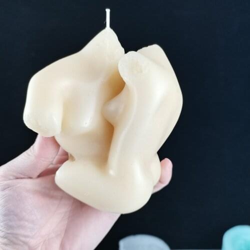 3D Art Human Body Candle Silicone Molds Cake Chocolate Wax Soap Mould DIY Aromatherarpy Household Decoration Craft Tools
