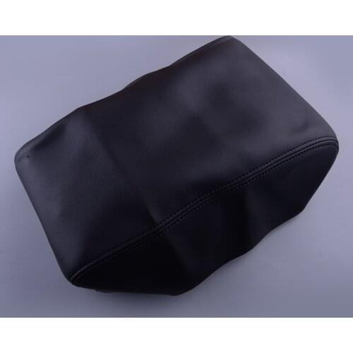 Black Front Center Console Lid Armrest Box Cover Skin PU Fit for Nissan Maxima 2009 2010 2011 2012 2013 2014