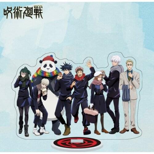 Anime Jujutsu Kaisen Figure Acrylic Stand Model Toy Yuji Itadori&Gojo Satoru Action Figures Decoration Cosplay Anime Lovers Gift