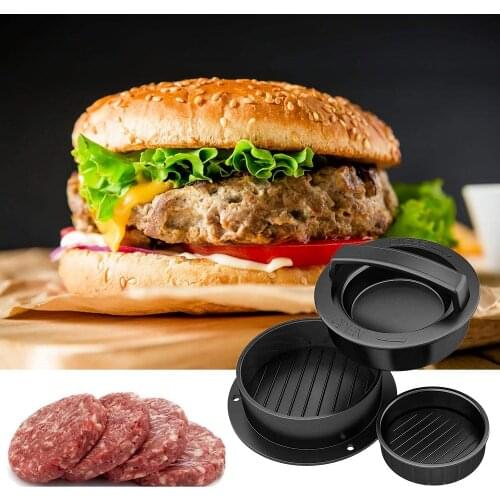 Meat Pie Pressure Mold For Hamburger Making Diy Mold BPA Free Plastic Meat Pie Pressing Machine Kitchen Tools