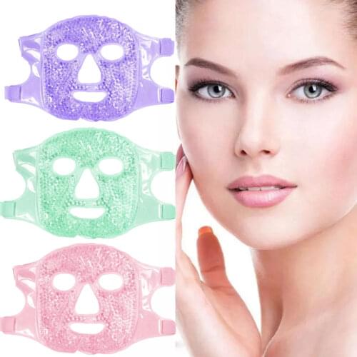 4 Colors Work Rest Ice Packing Relief Fatigue Gel Face Mask For Women